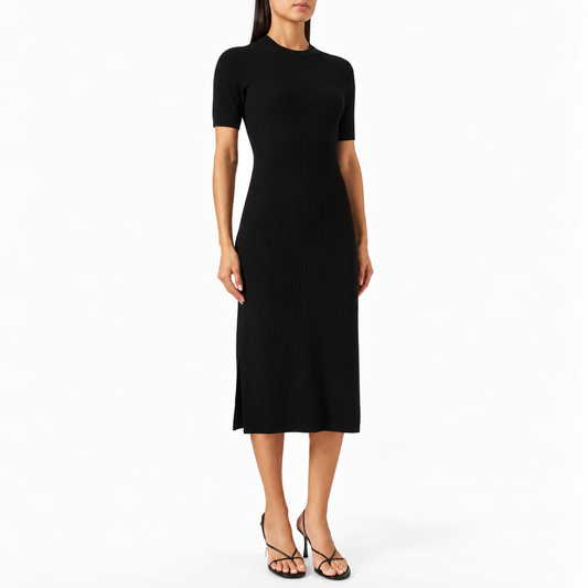 Armani Black T-Shirt Dress