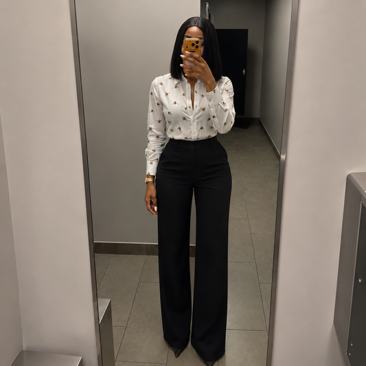 Victoria Beckham Bee Print Shirt