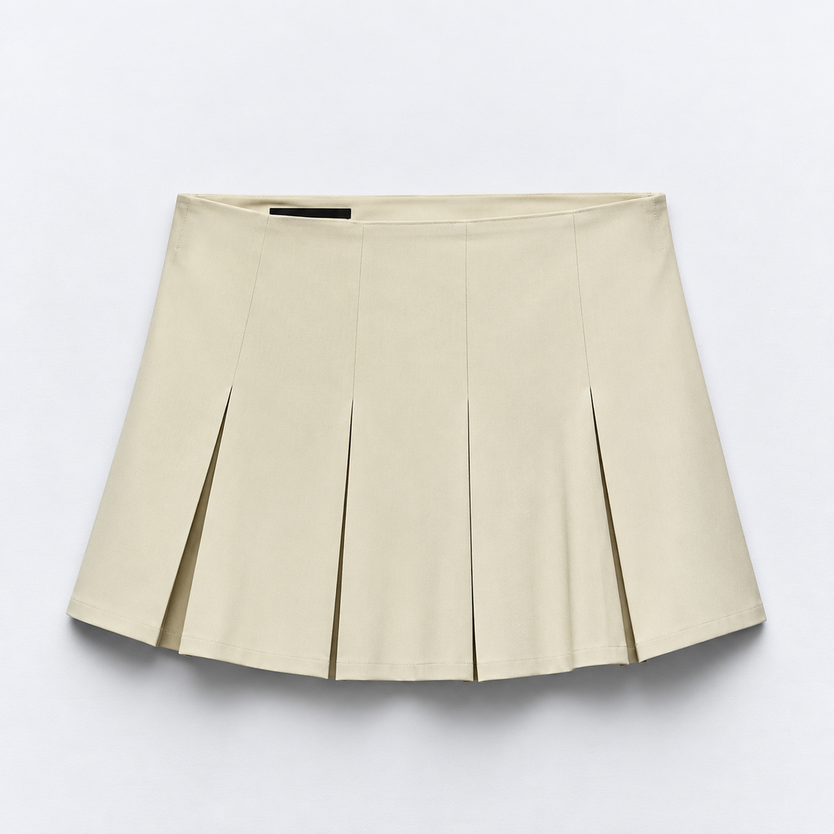 Zara Beige Leather Skirt