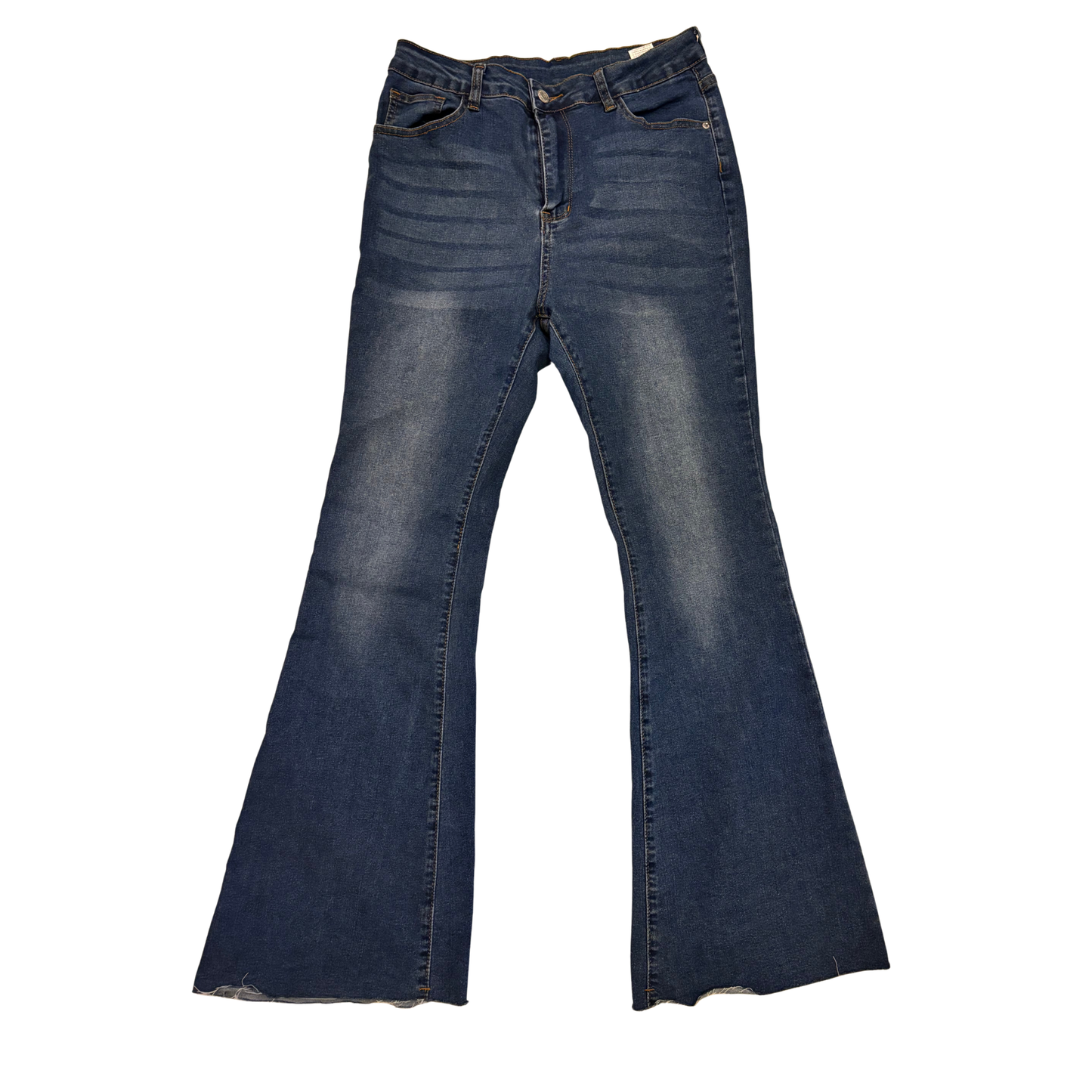 Dark Blue Flared Jeans