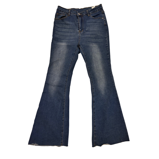 Dark Blue Flared Jeans