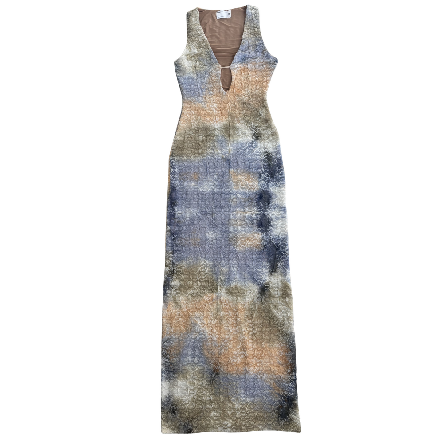 ASOS Cut Out Multi Colour Maxi Dress