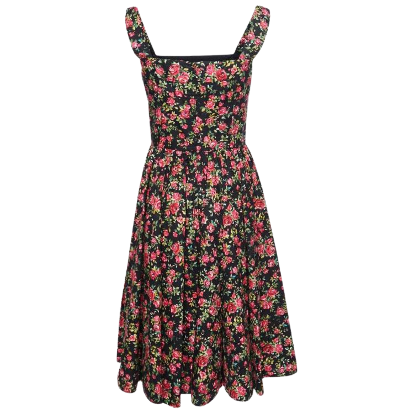 Dolce & Gabbana Poplin Rose Dress