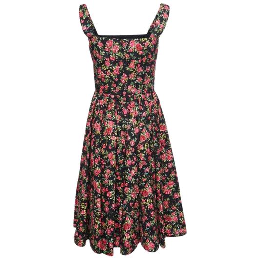 Dolce & Gabbana Poplin Rose Dress