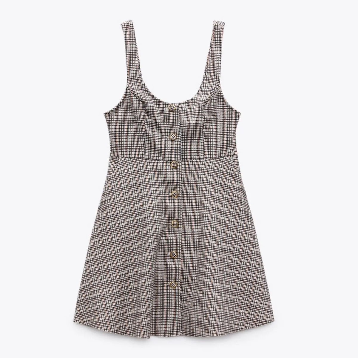 Zara Checkered Mini Dress