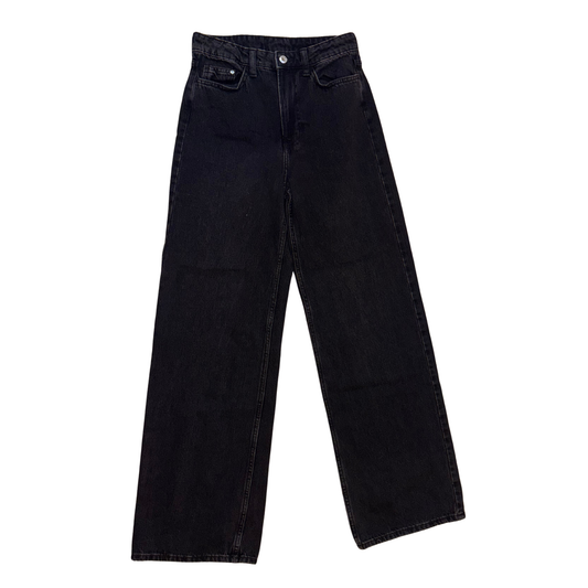 H&M Black Wide Leg Jeans