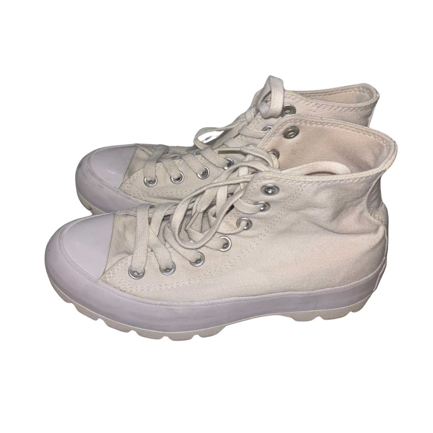 White Converse High Top Trainers