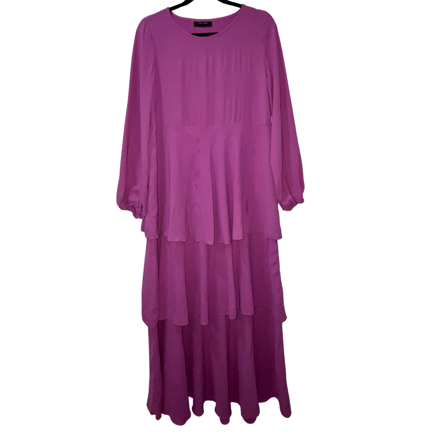 Khizana Purple Layered Maxi Dress
