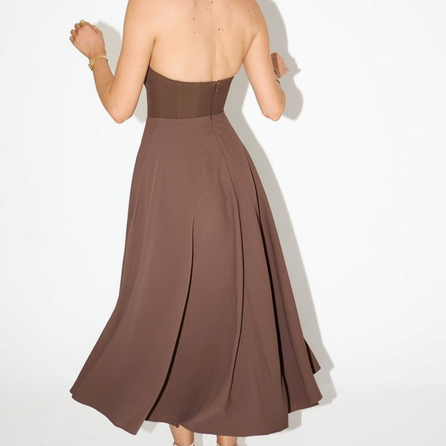 Odd Muse Strapless Midi Dress