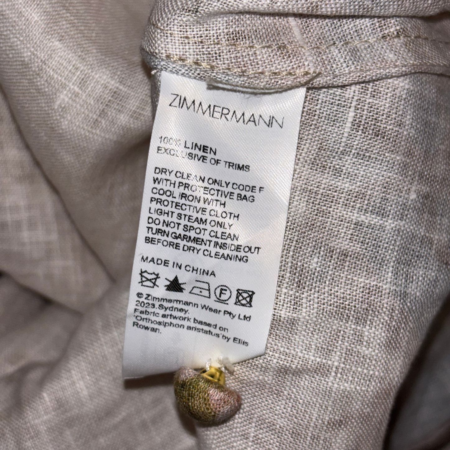 Zimmermann August Plunge Maxi Dress