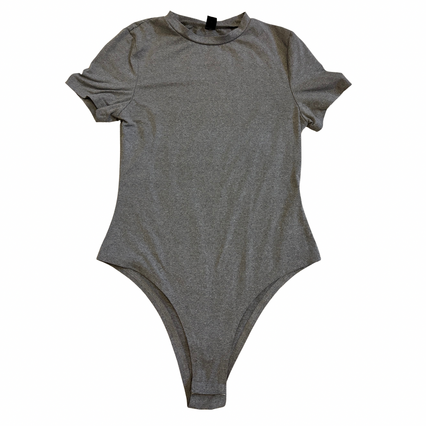 Grey Short Sleeve Bodysuit