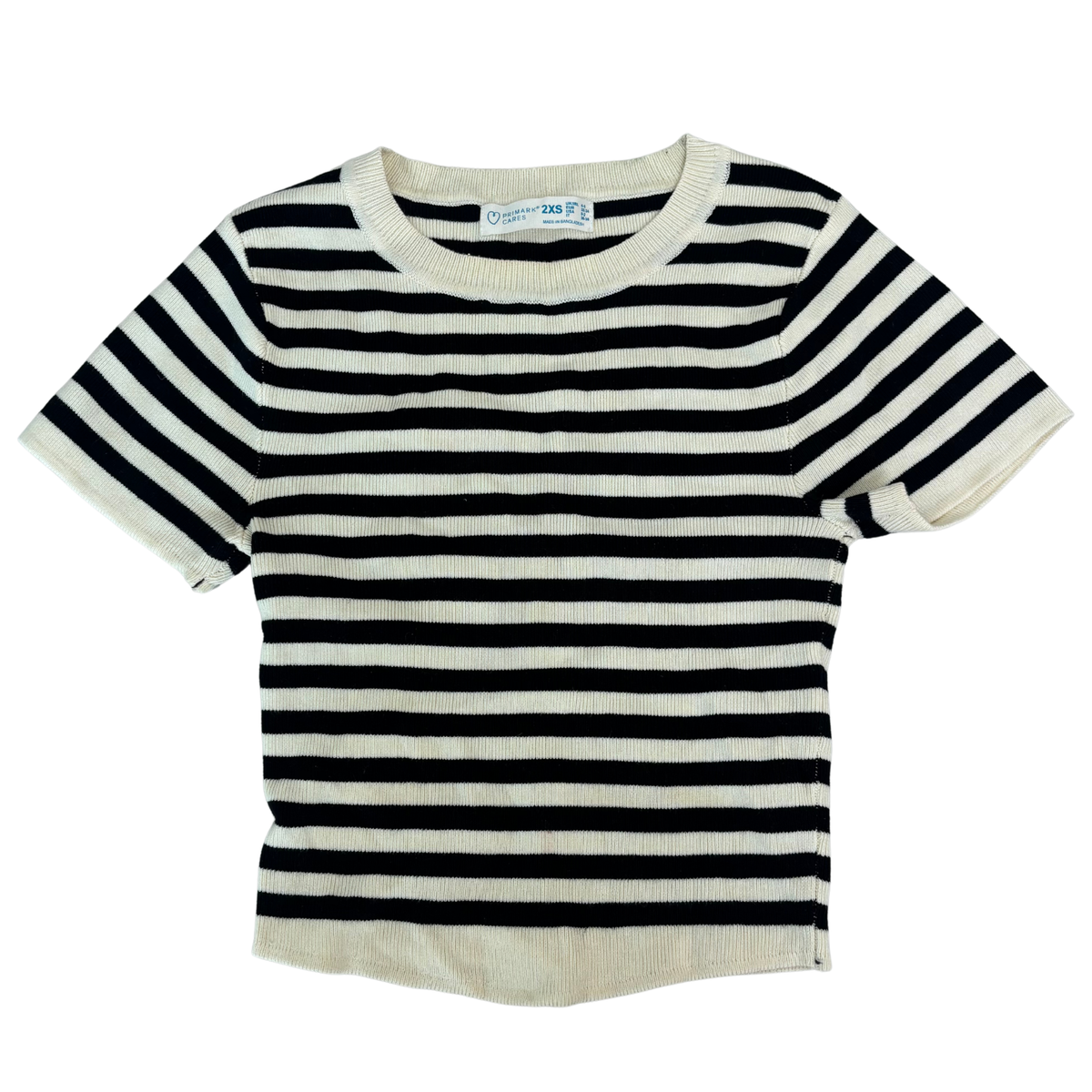 Primark Striped Crop Top