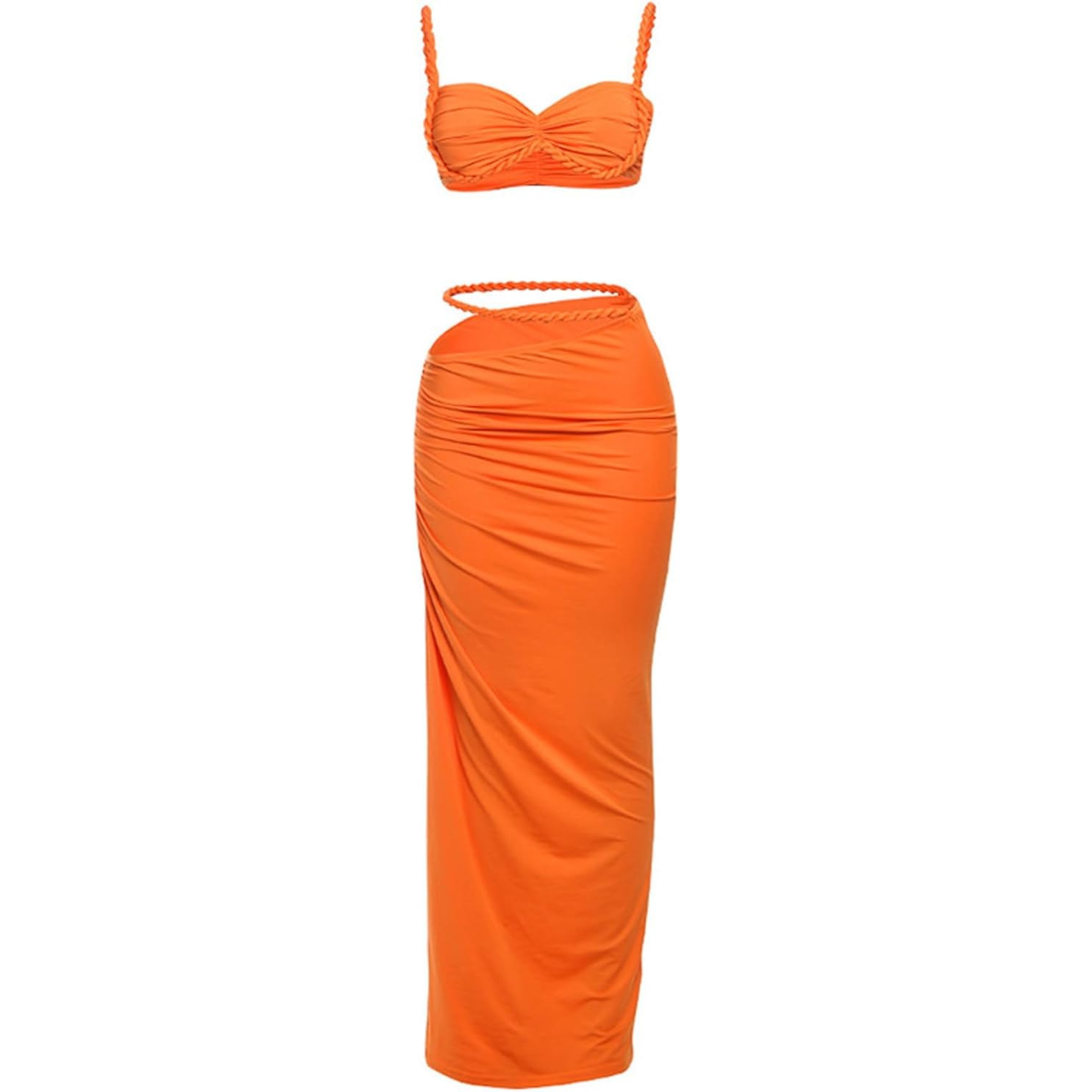 Orange Braided Co-Ord