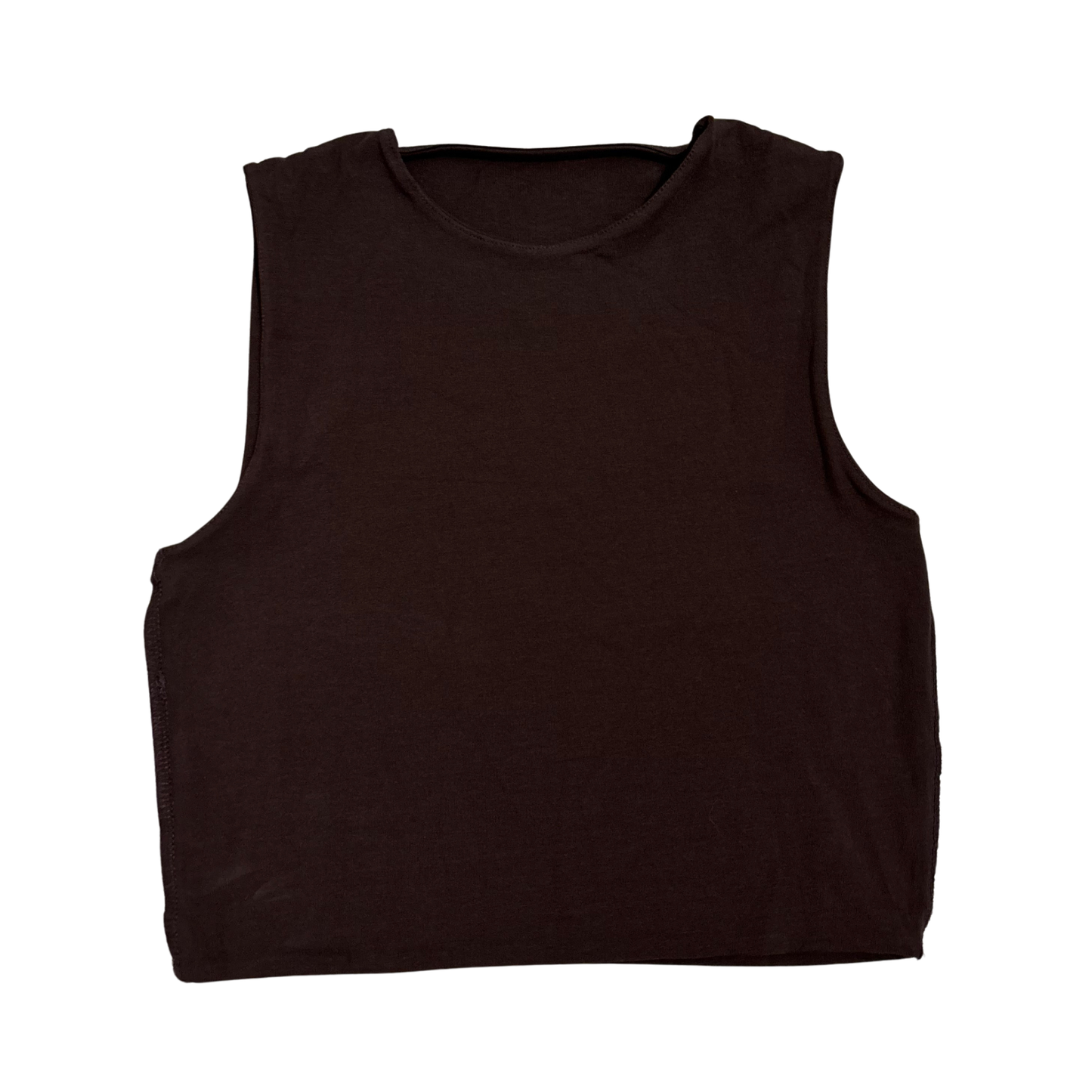 Chocolate Brown Crop Top