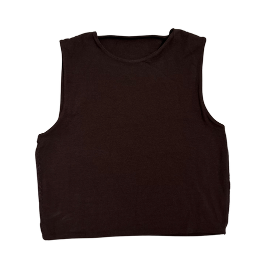 Chocolate Brown Crop Top
