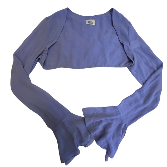 Oh Polly Purple Super Crop Cardi