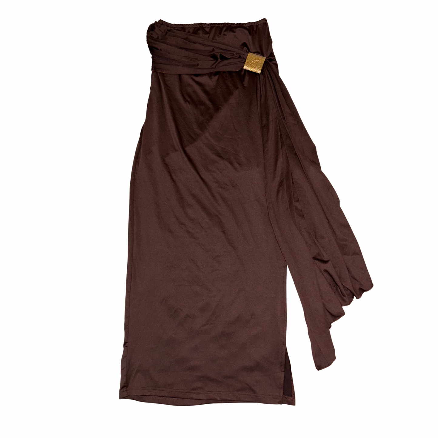 Brown Midaxi Skirt