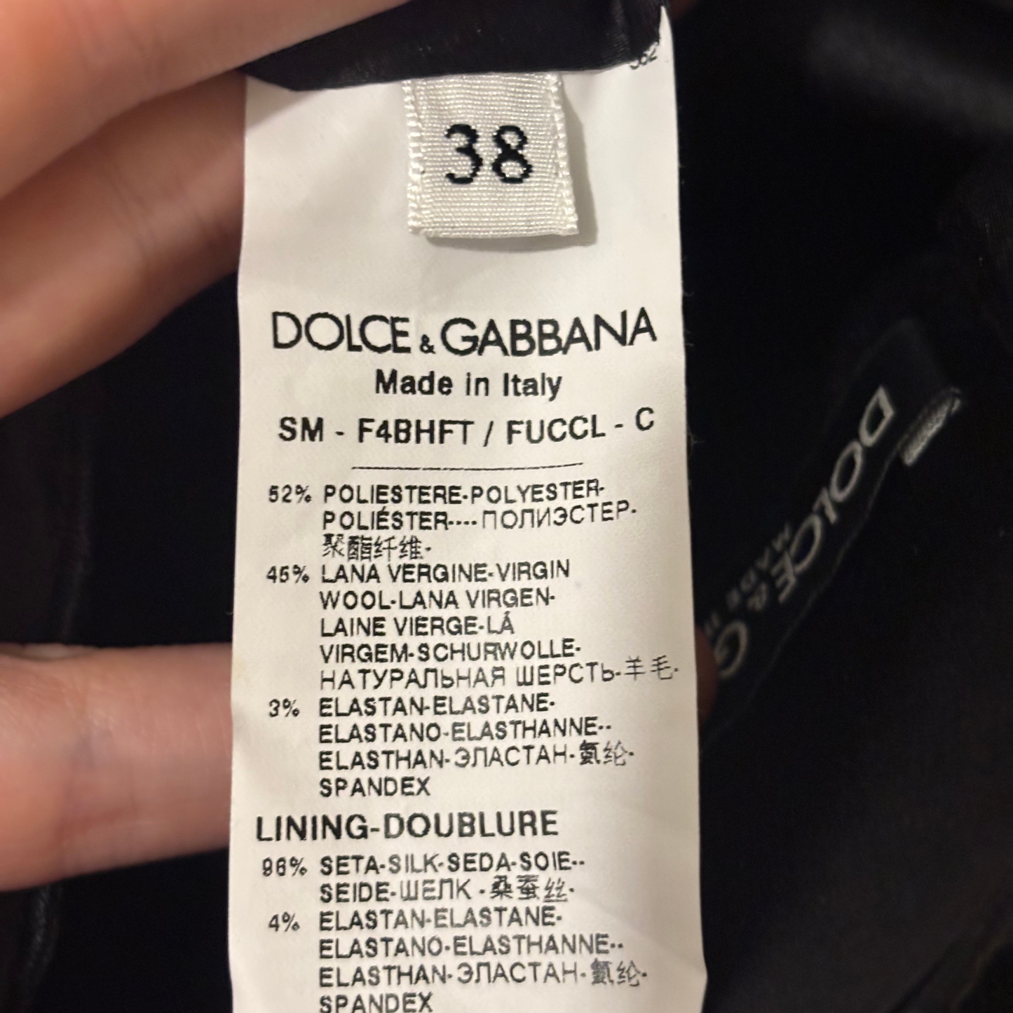 Dolce & Gabbana Black Midi Skirt