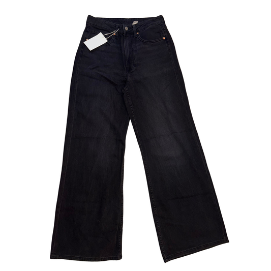 H&M Black Wide Leg High Waisted Jeans