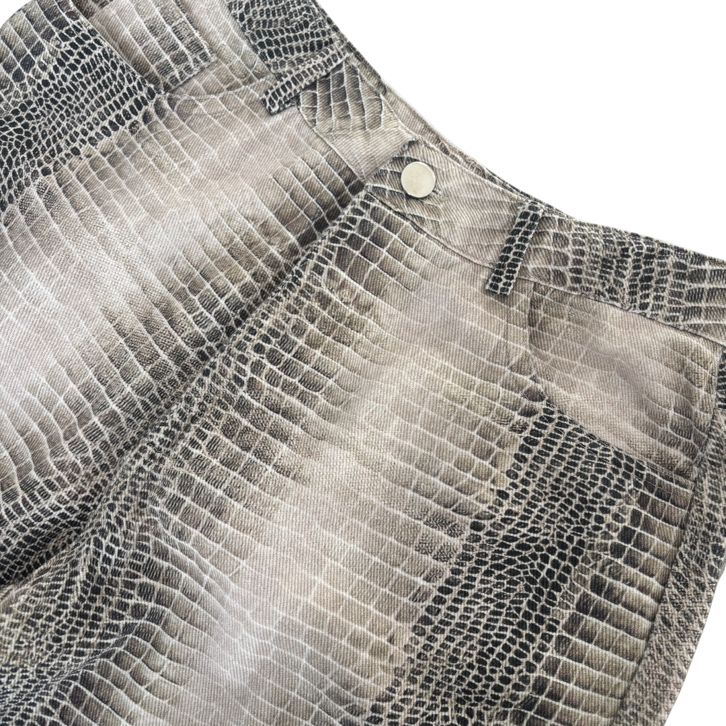 Snake Print Jeans