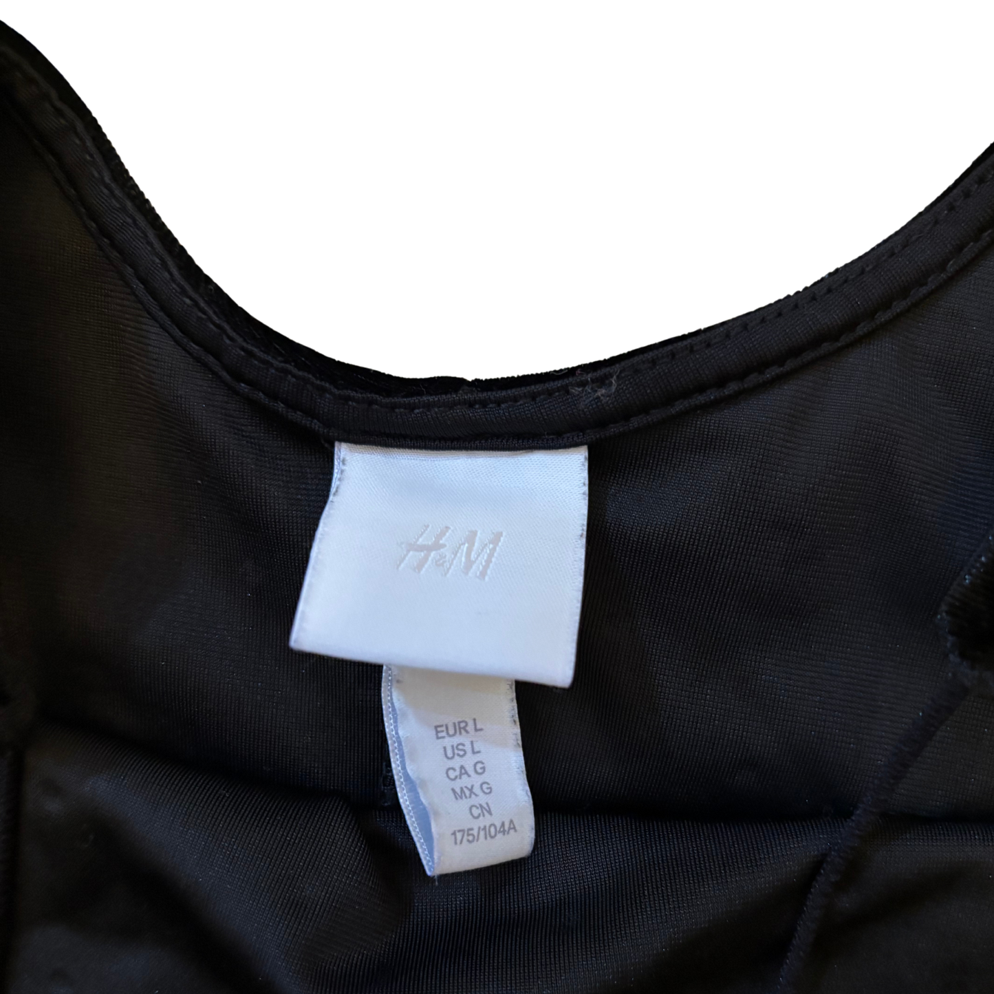 H&M Velvet Diamante Mini Dress