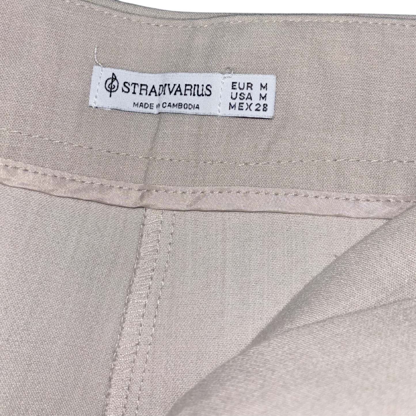 Stradivarius Nude Skort