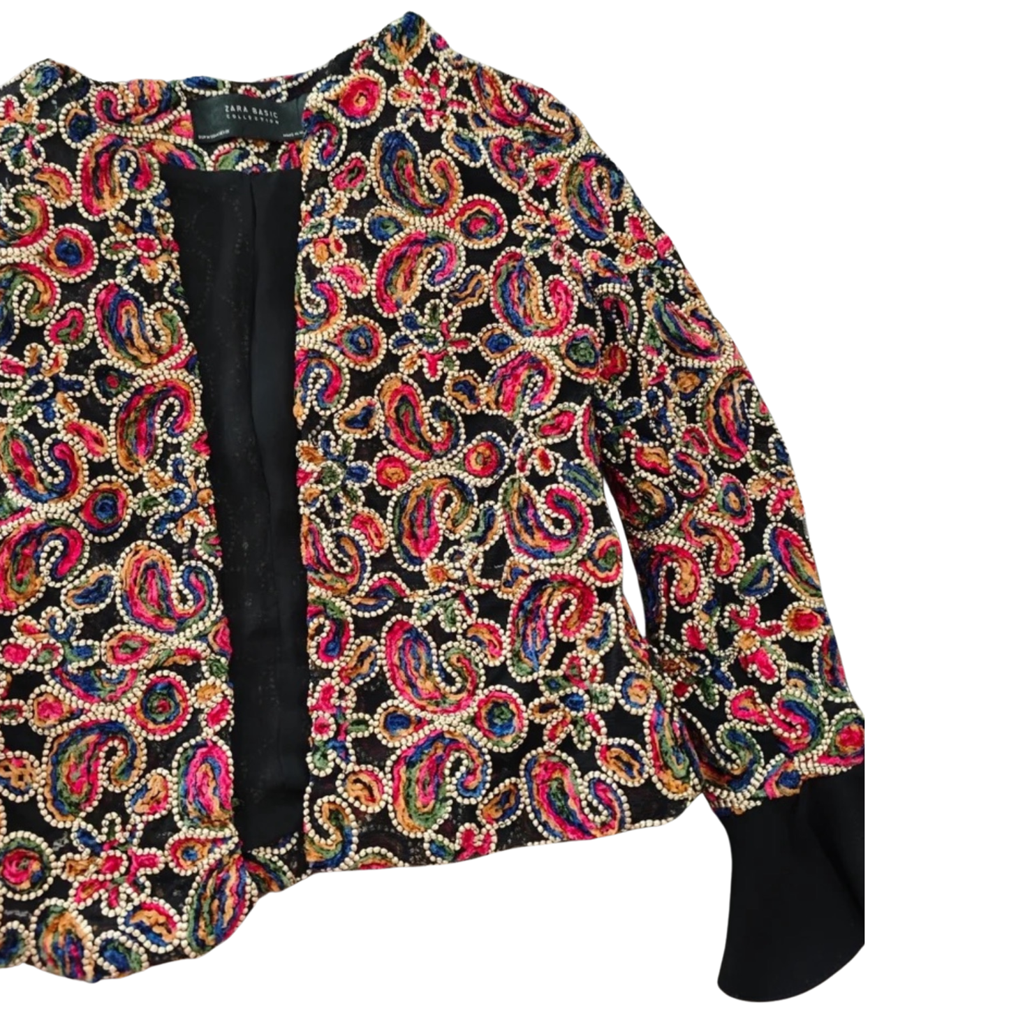 Zara Multi Coloured Abstract Blazer