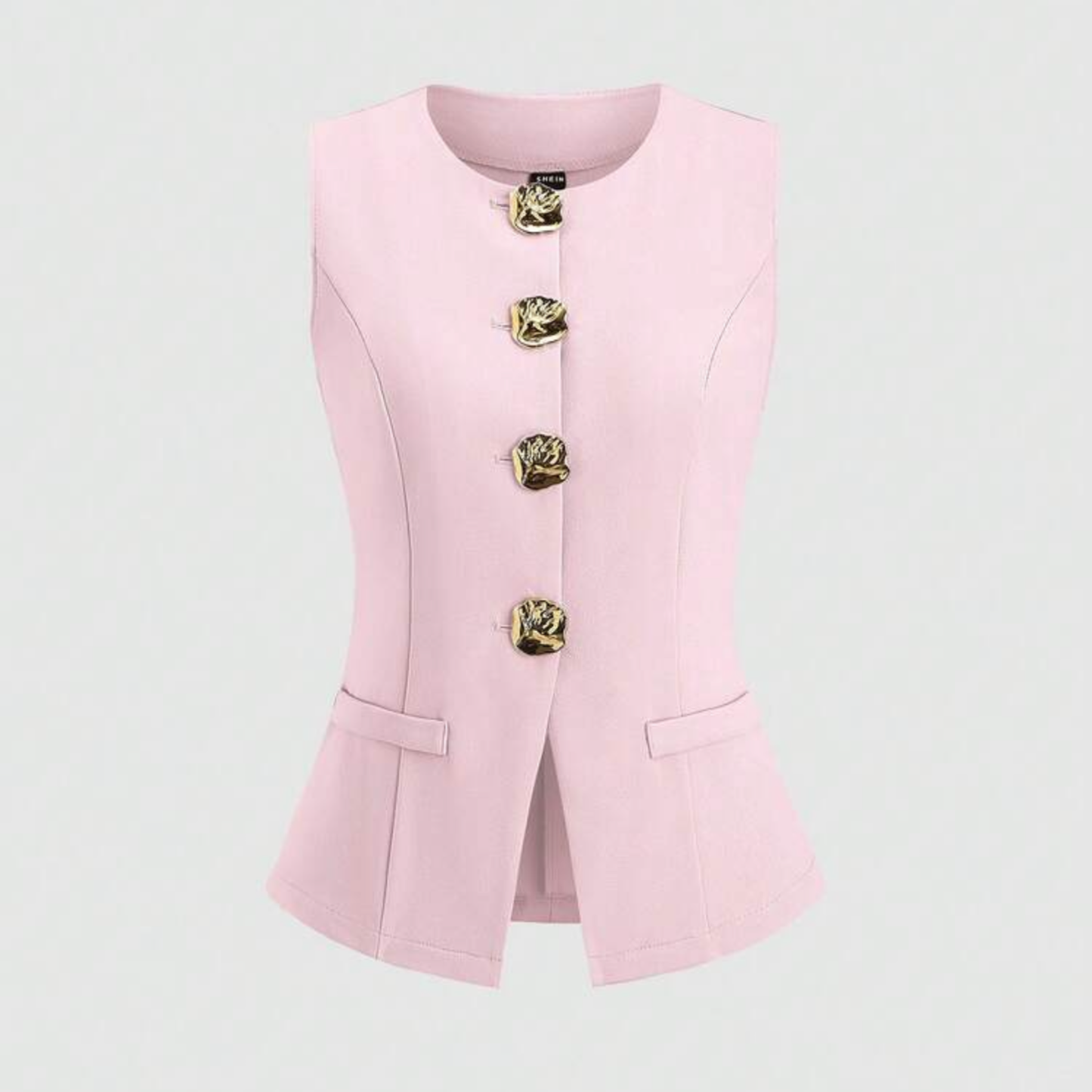 Pink Tailored Top