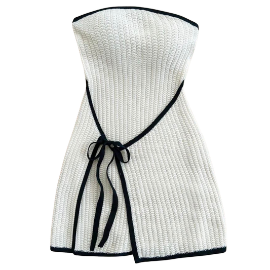 Bandeau Knitted Mini Dress