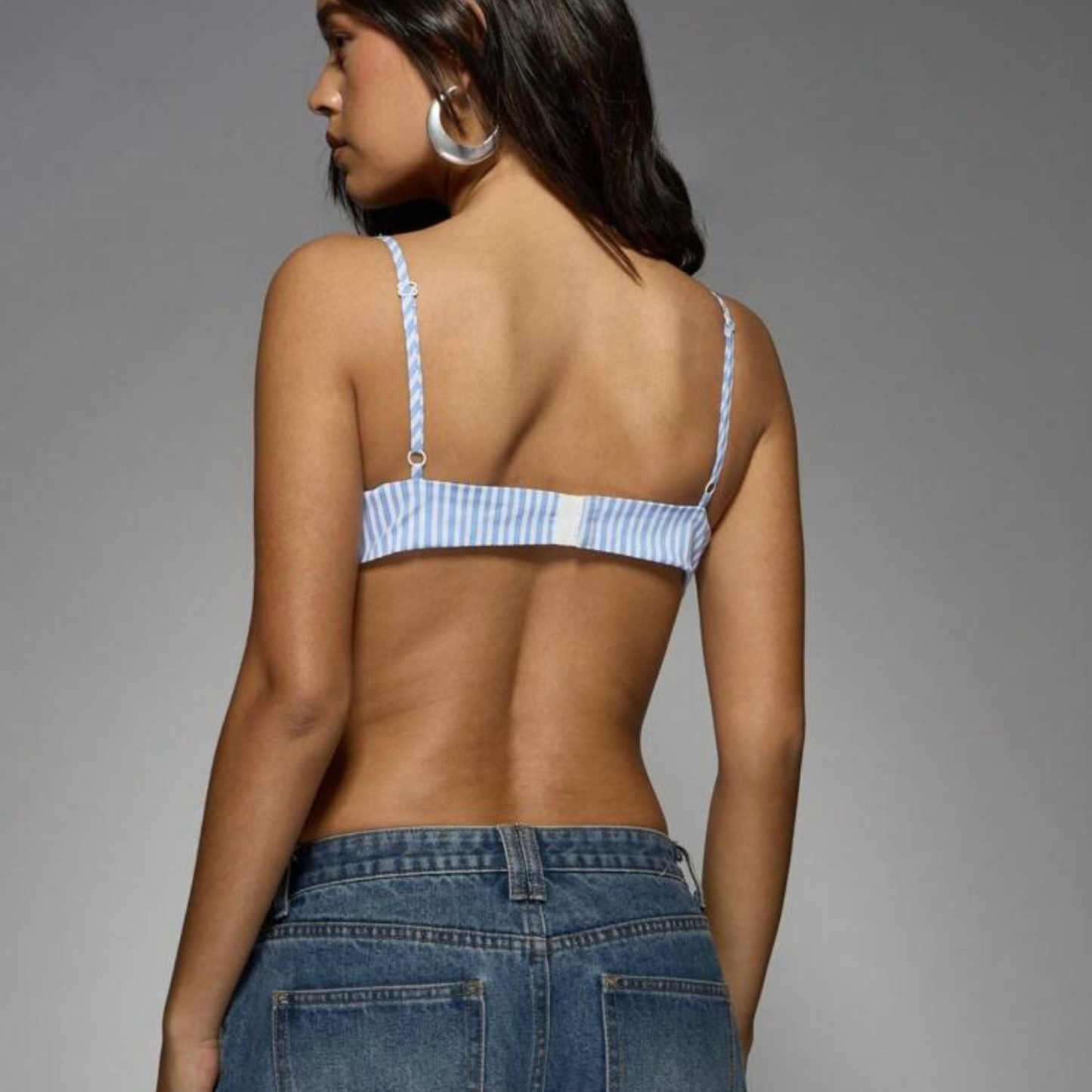 Missguided Striped Bralette