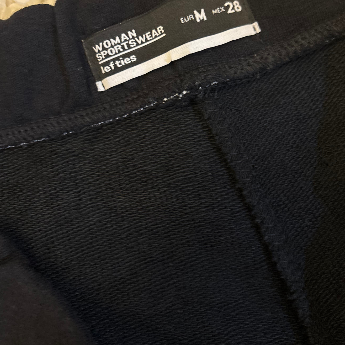 Lefties Black Wide Leg Sweatpants