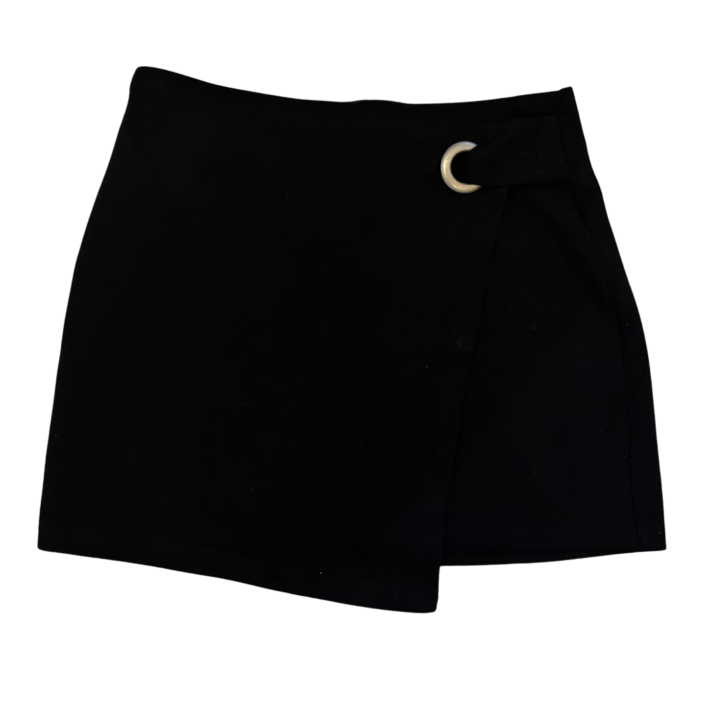 Forever 21 Black Velvet Wrap Skirt