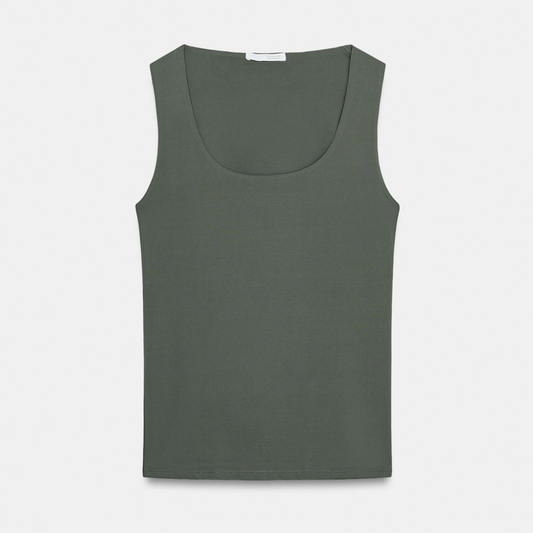 Khaki Slinky Top