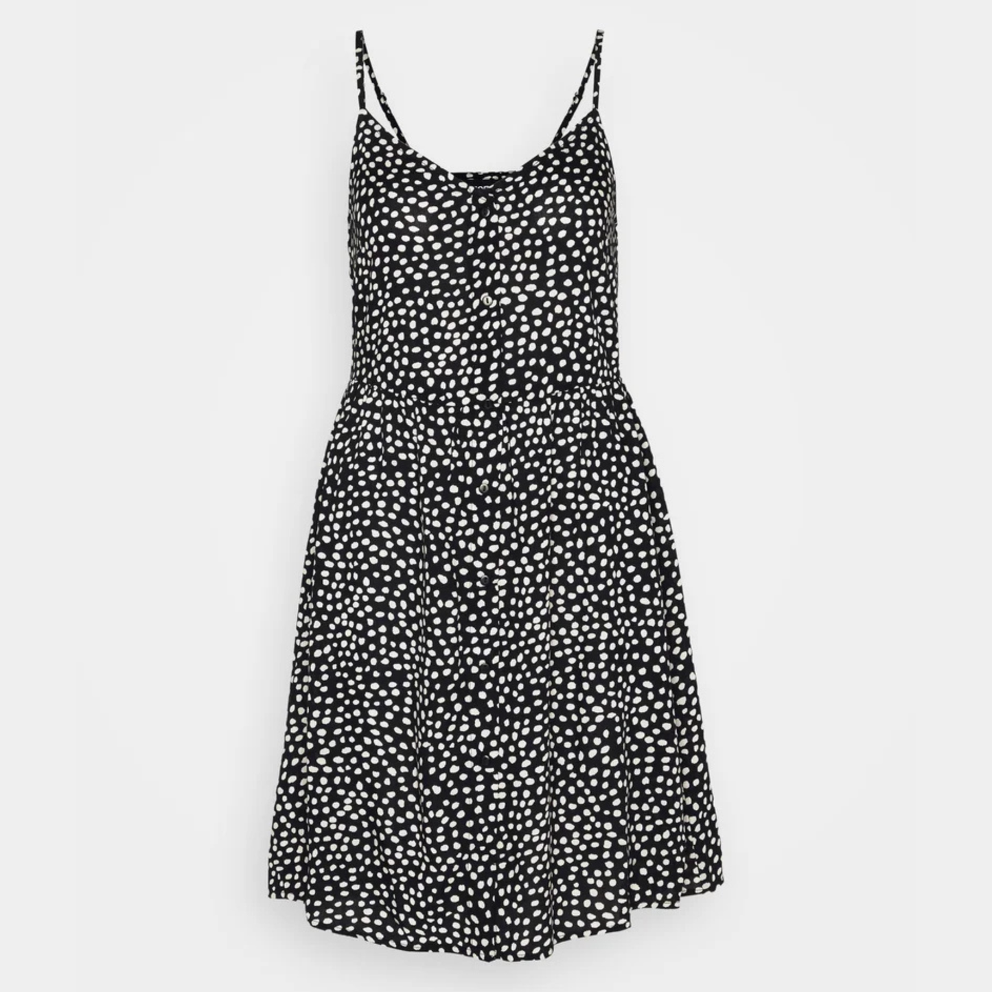 Pieces Polka Dot Button Up Dress