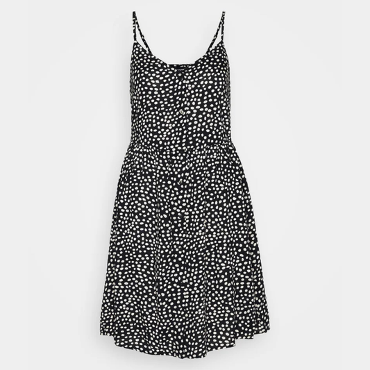 Pieces Polka Dot Button Up Dress