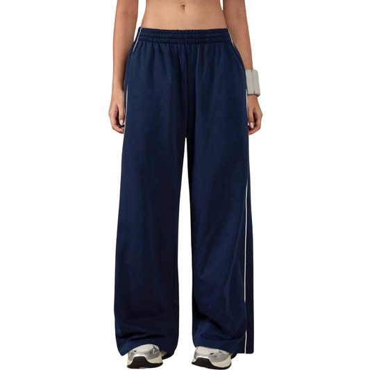 Navy Blue Track Pants
