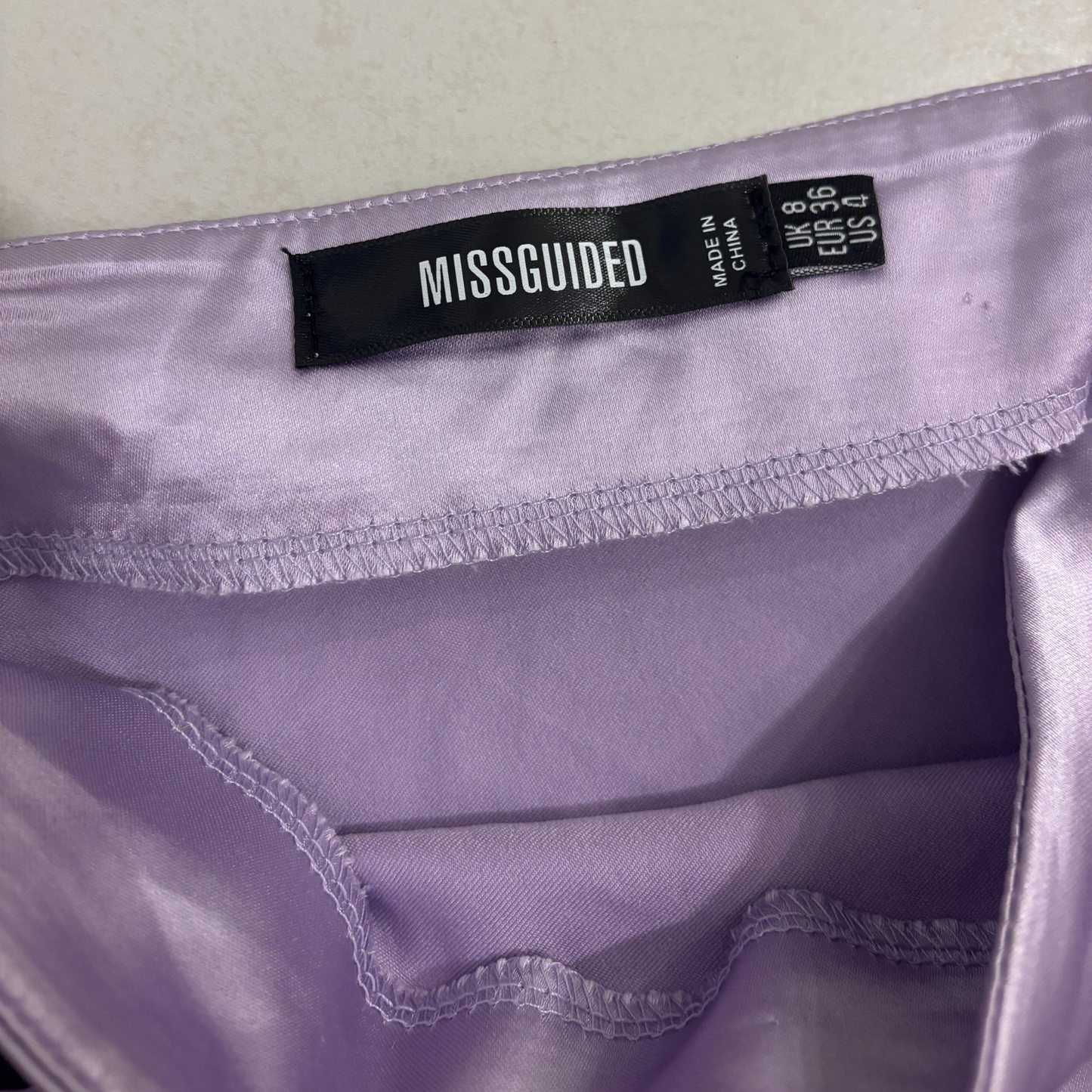 Missguided Purple Maxi Skirt
