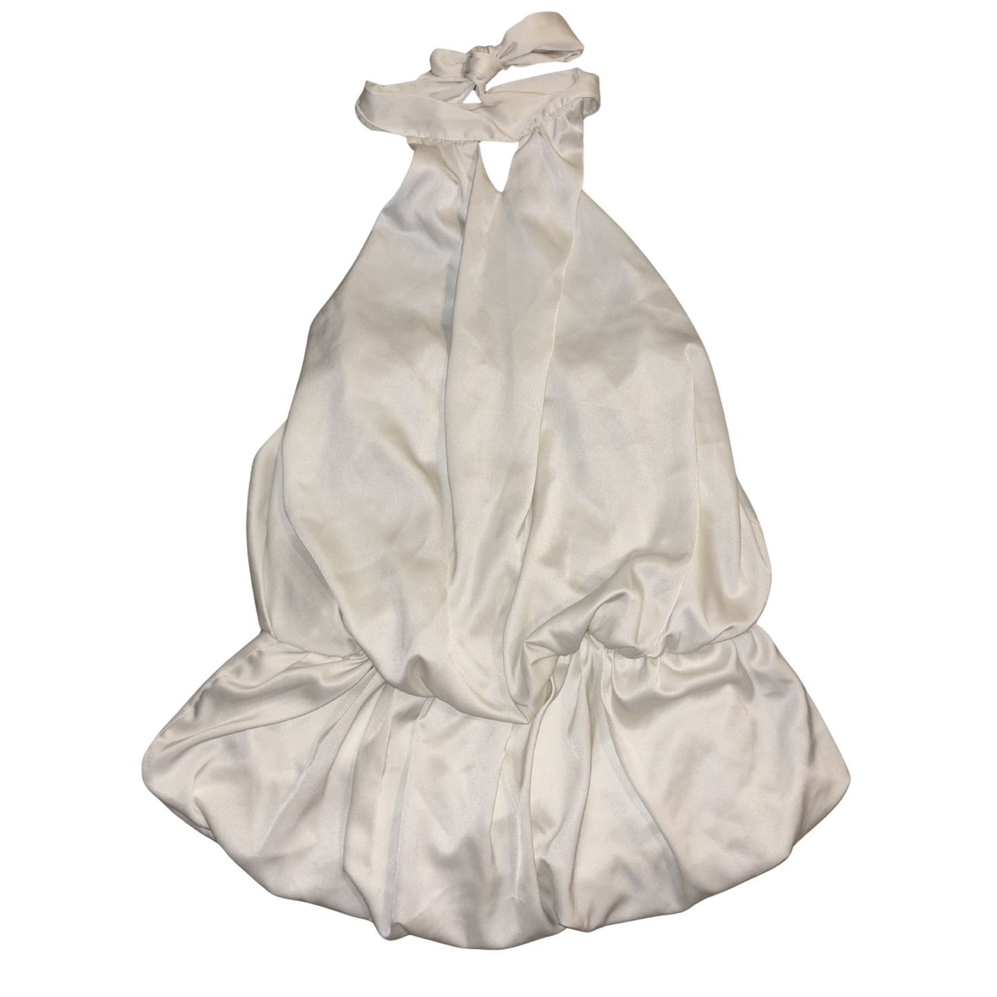 Satin Halterneck Mini Dress