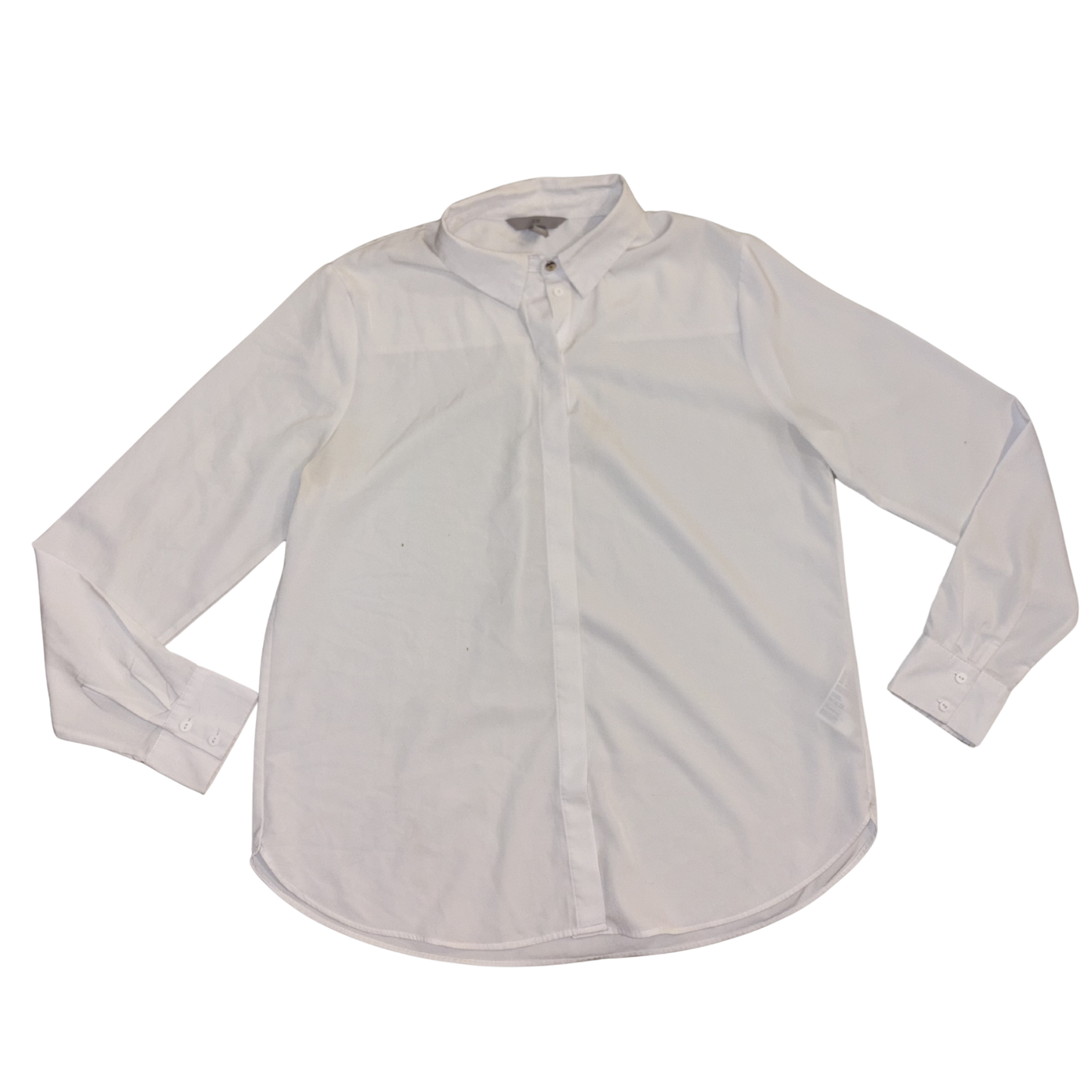 H&M White Long Sleeve Shirt