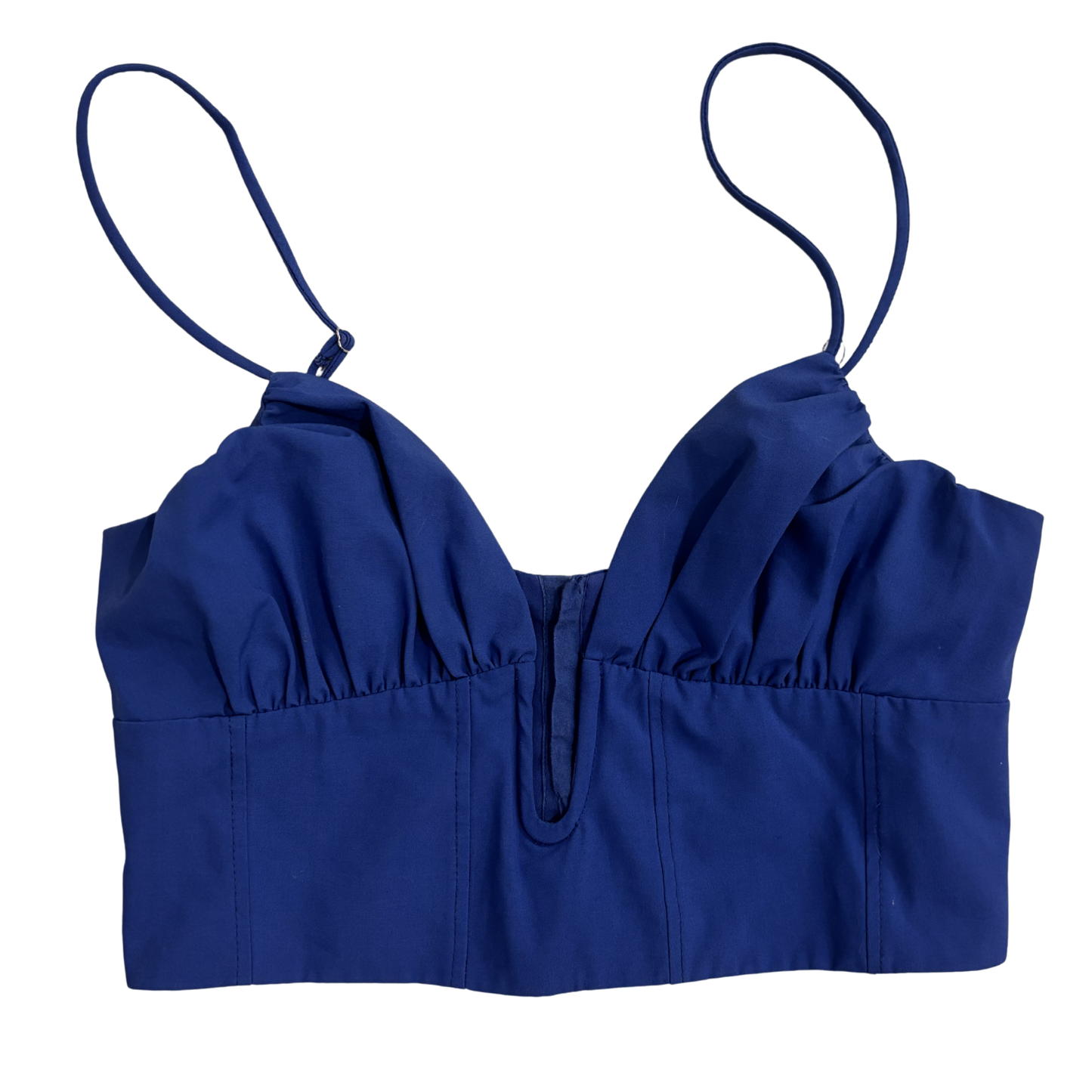 Zara Blue Crop Top