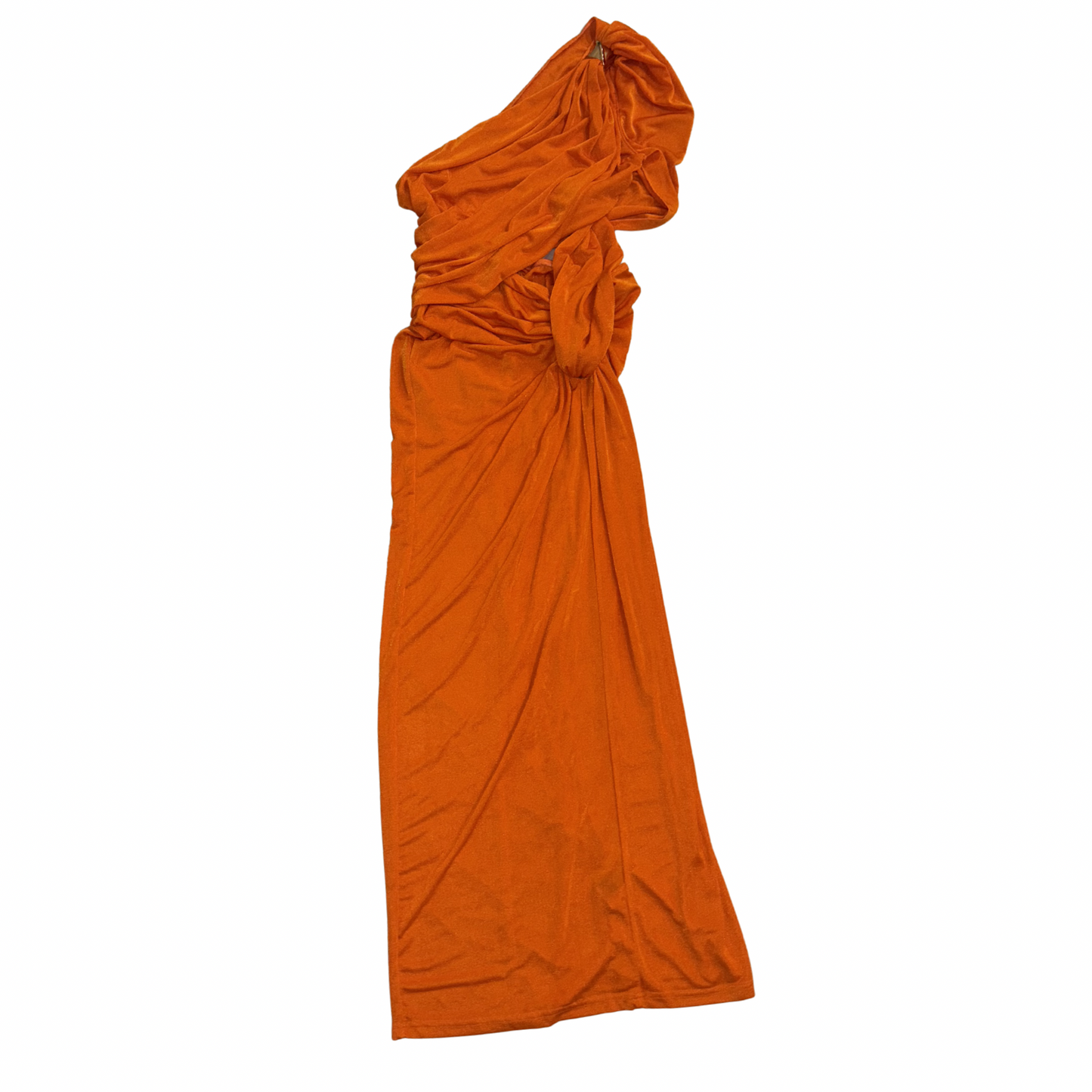 Orange Cut Out Maxi Dress
