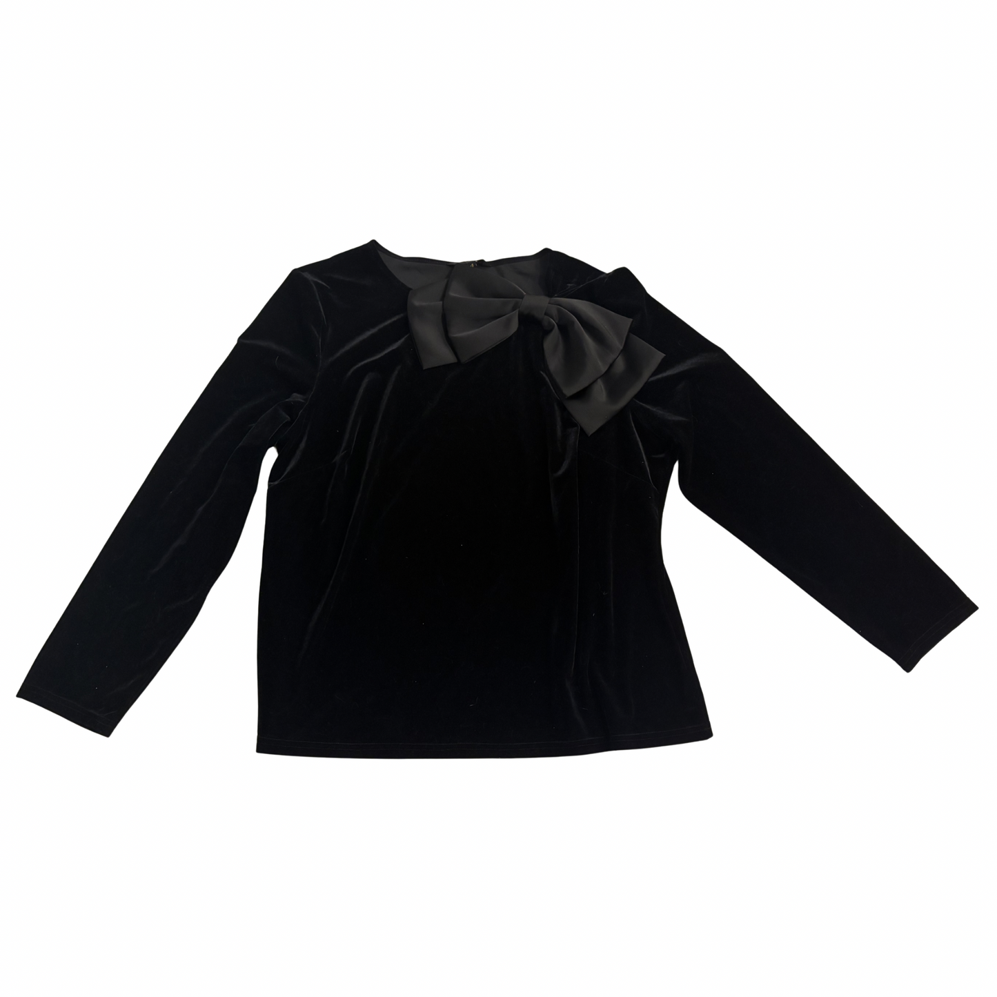 GWD Black Velvet Bow Top