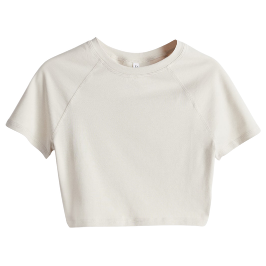 H&M White Crop Top