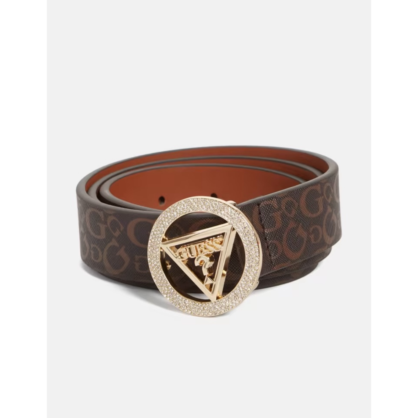 Guess Sparkle Logo Printed Belt