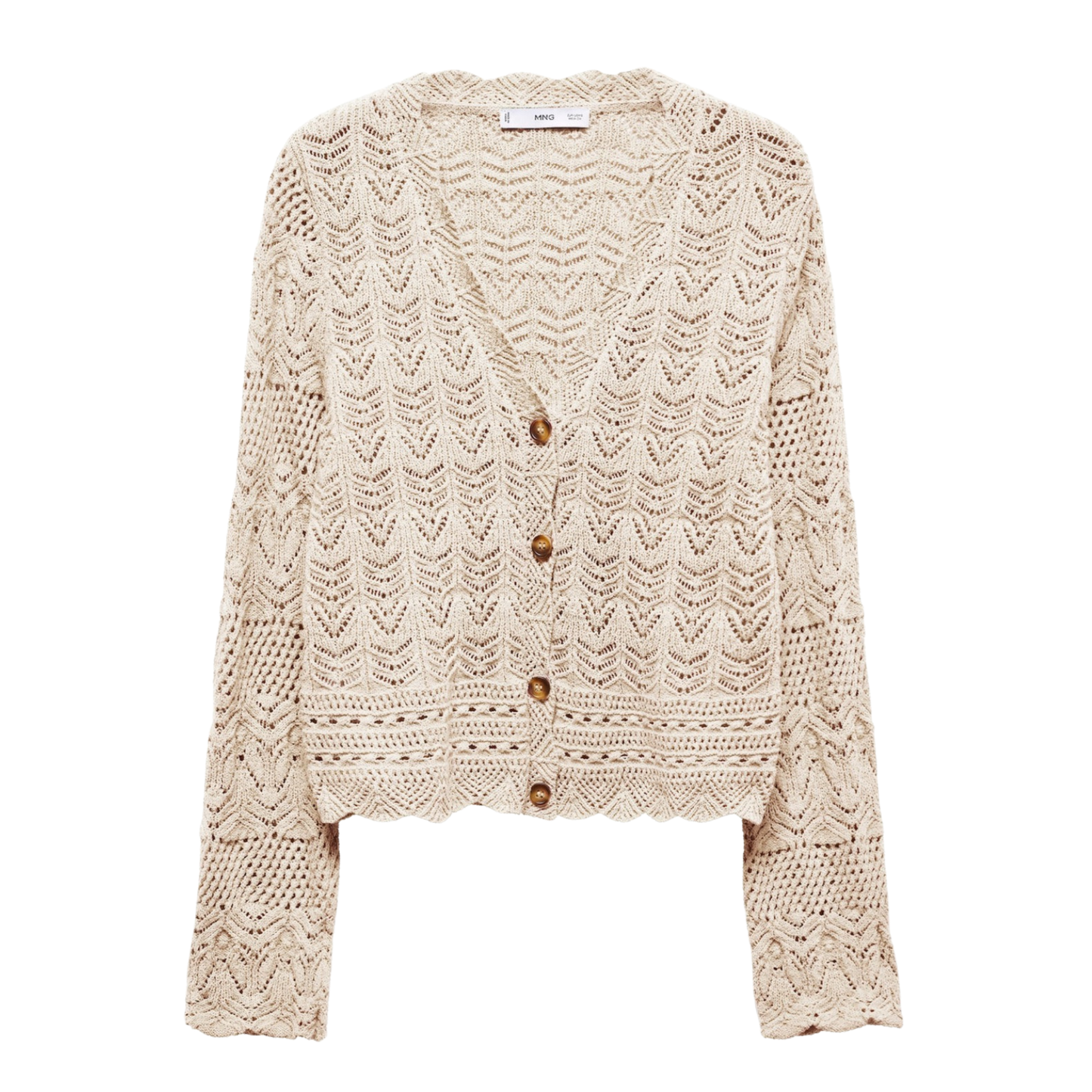 Mango Crochet Cardigan