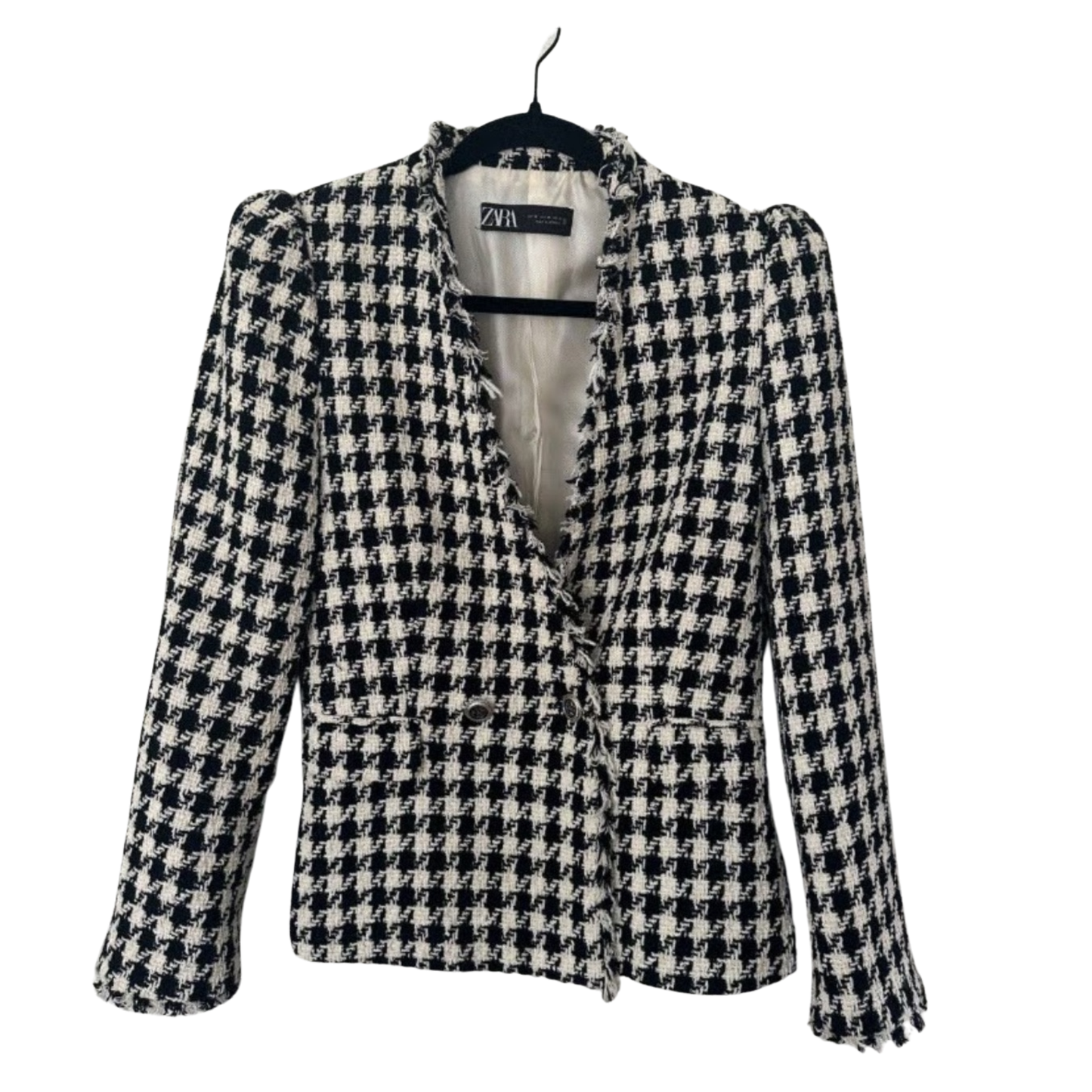 Zara Houndstooth Blazer