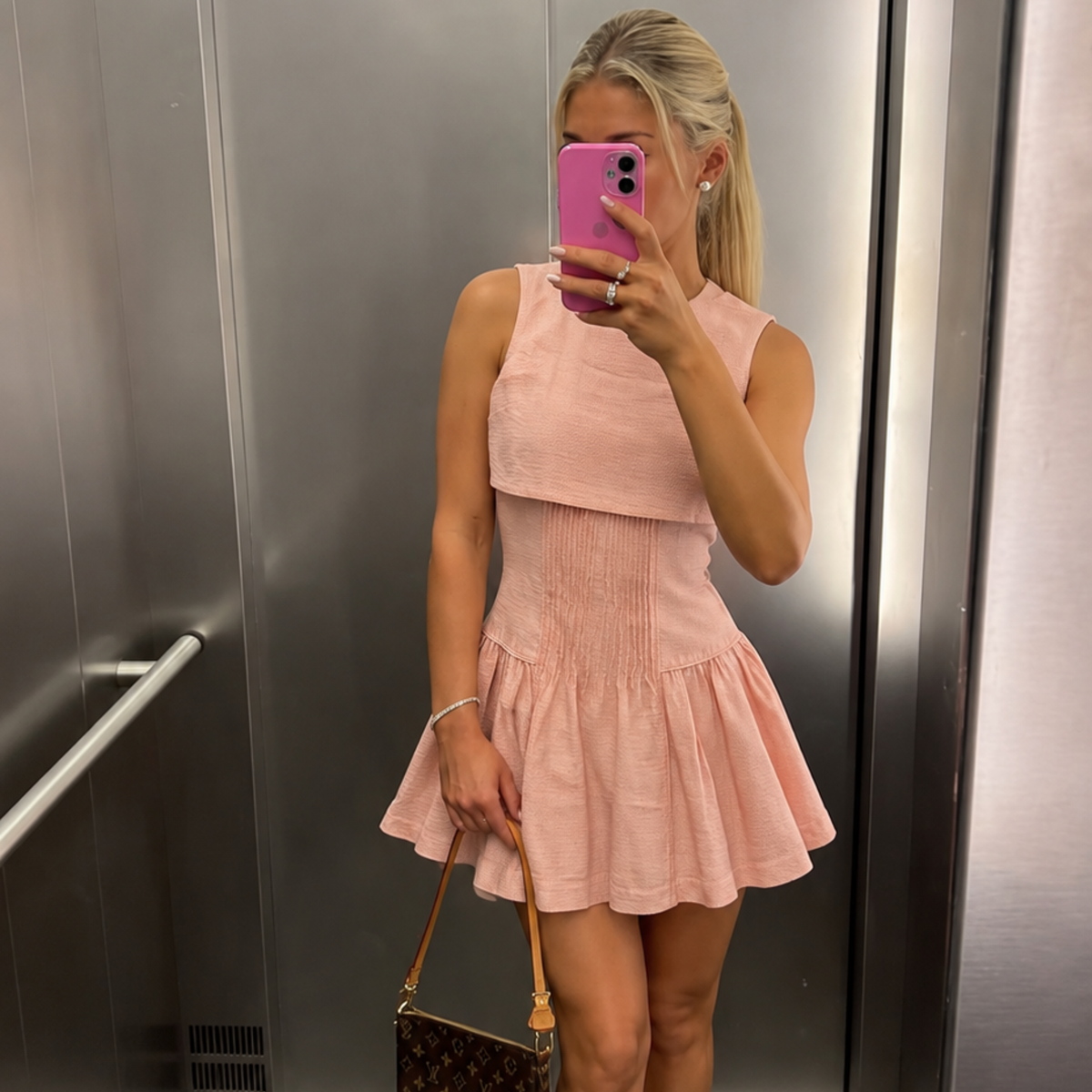 Armani Pink Mini Dress