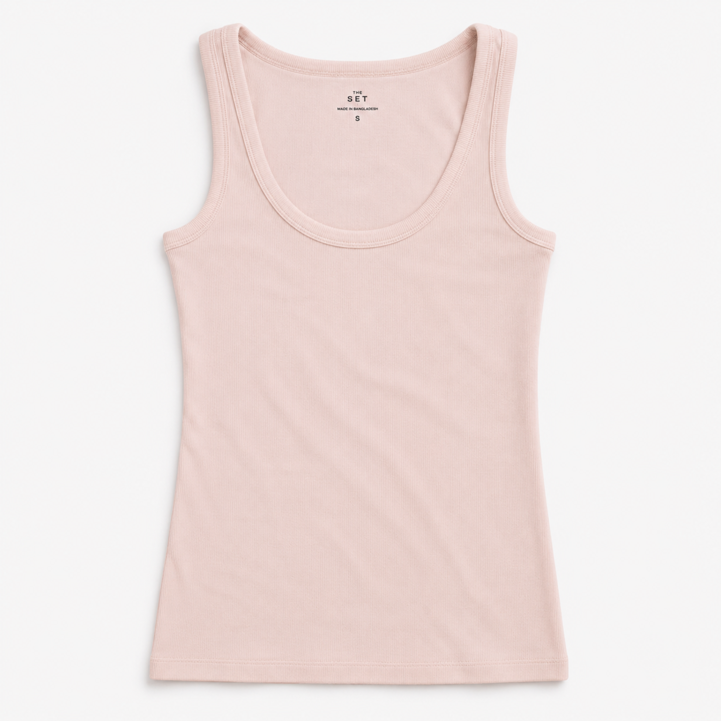 Next Pink Ribbed Tank Top