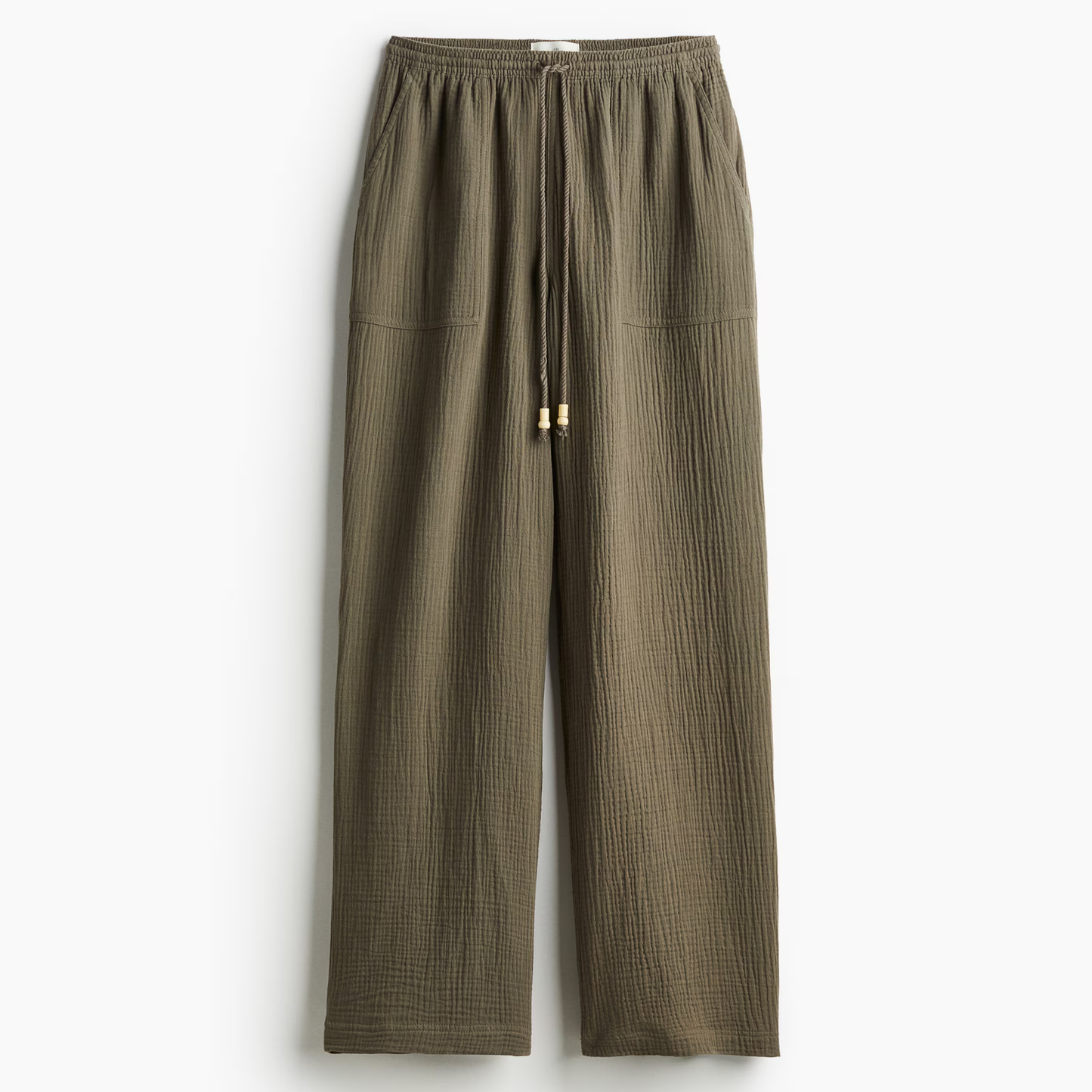 H&M Khaki Linen Trousers