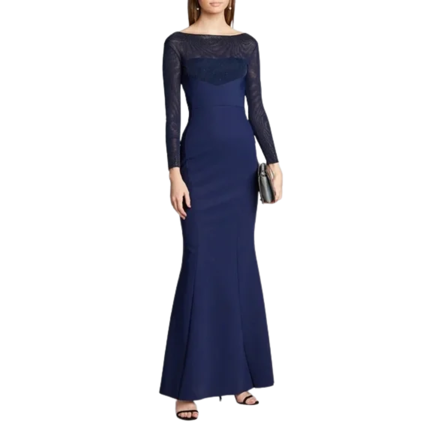 Chiara Boni Navy Gown